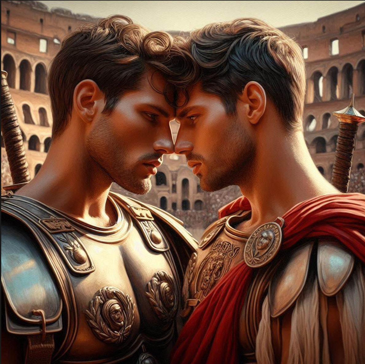 Male Models Muscular Digital Art AI Fantasy - 558A