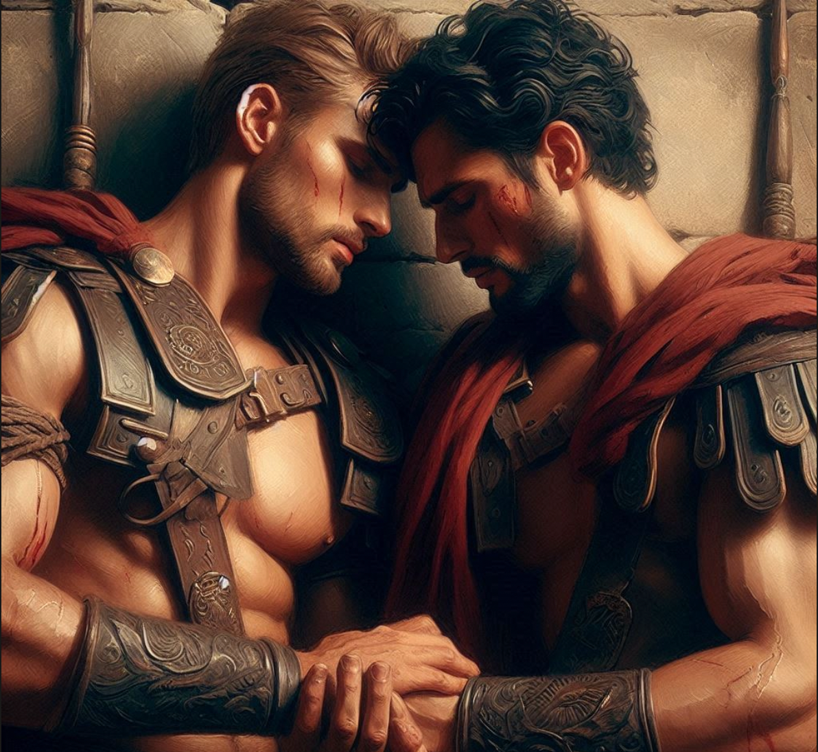 Male Models Muscular Digital Art AI Fantasy - 561A