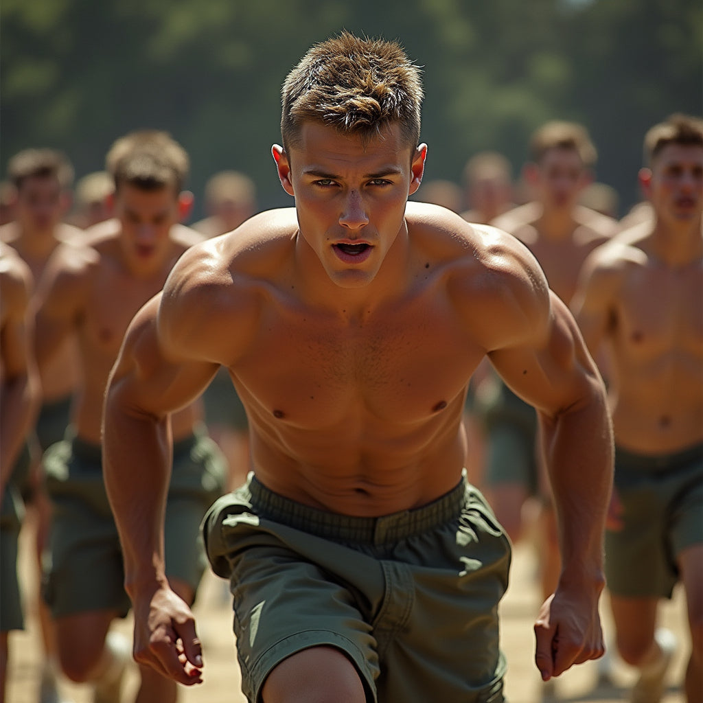 Male Model Muscular Digital Art AI Fantasy - 630A