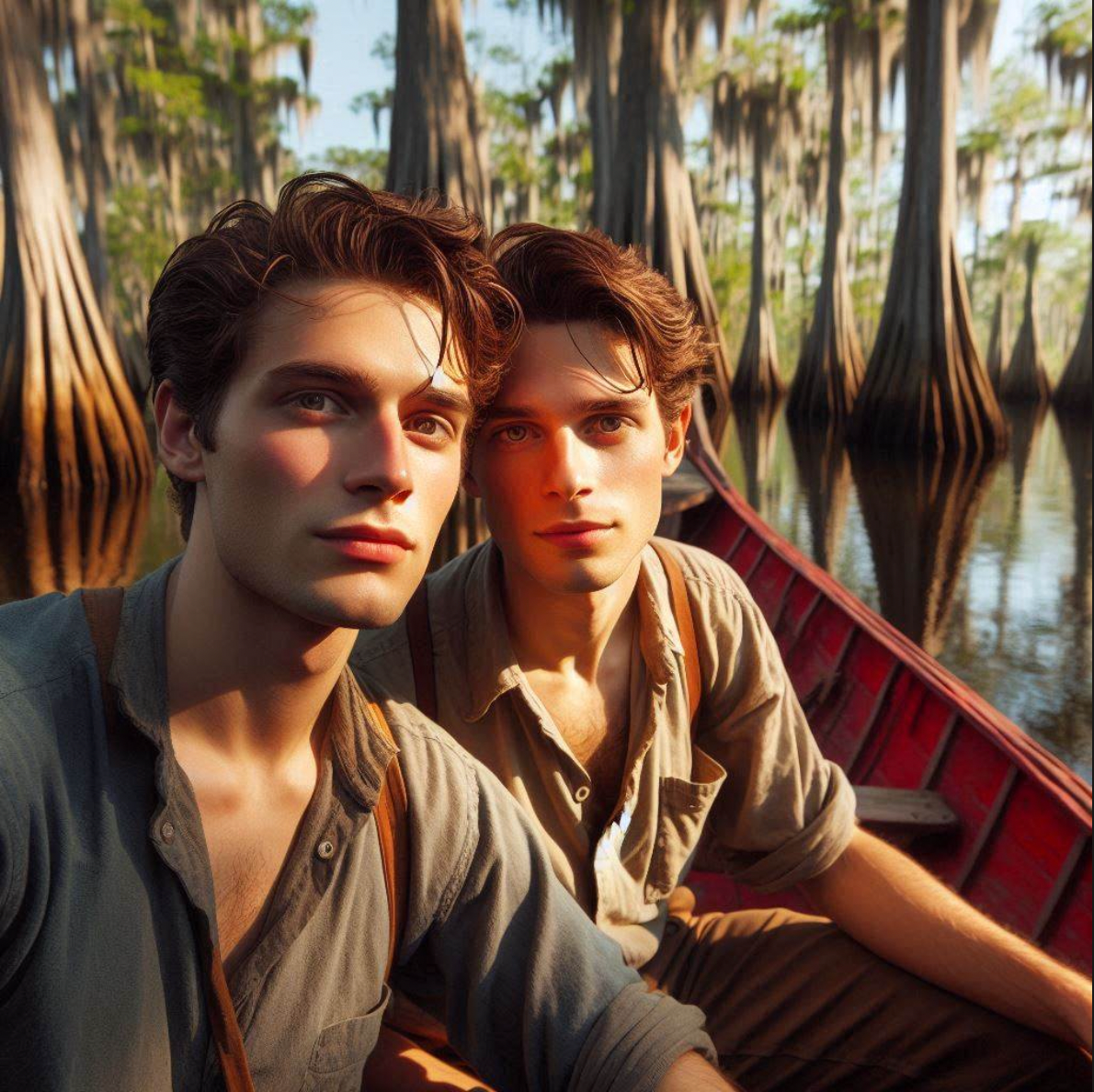 Male Models Slender Digital Art AI Fantasy - 633A