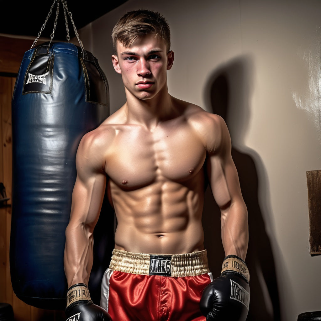 Male Model Muscular Digital Art AI Fantasy - 770A