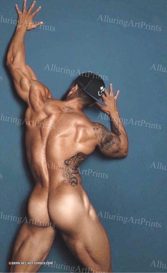 Nude Male Model Muscular - A1004