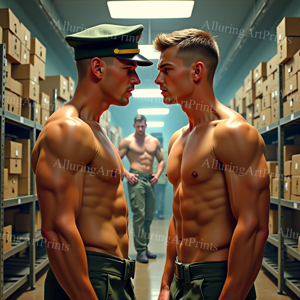 Male Models Muscular Digital Art AI Fantasy - 538A
