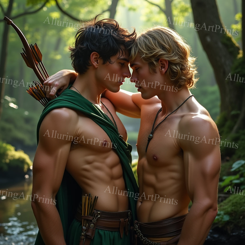 Male Models Muscular Digital Art AI Fantasy - 41B