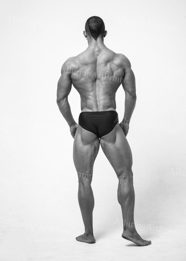 Male Model Buns Muscular - 613B