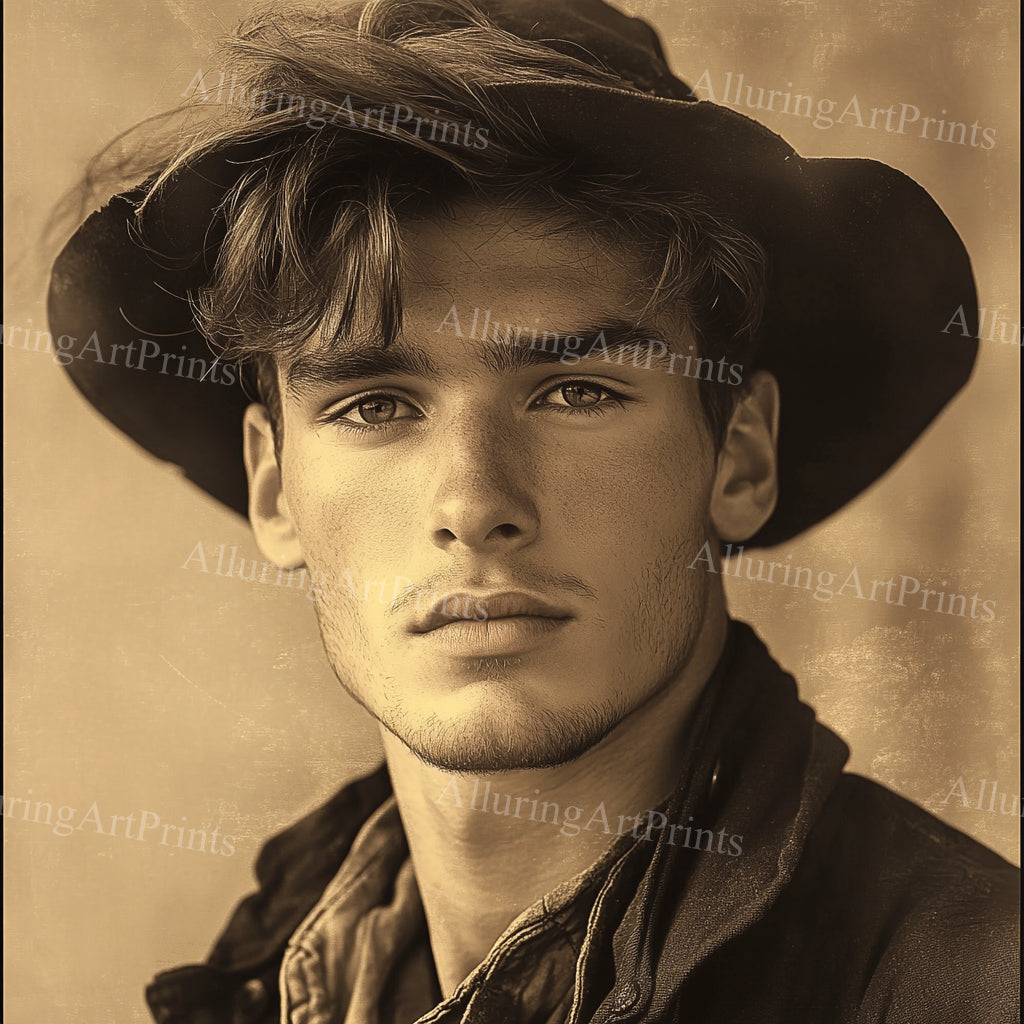 Male Model Muscular Digital Art AI Fantasy - 7B