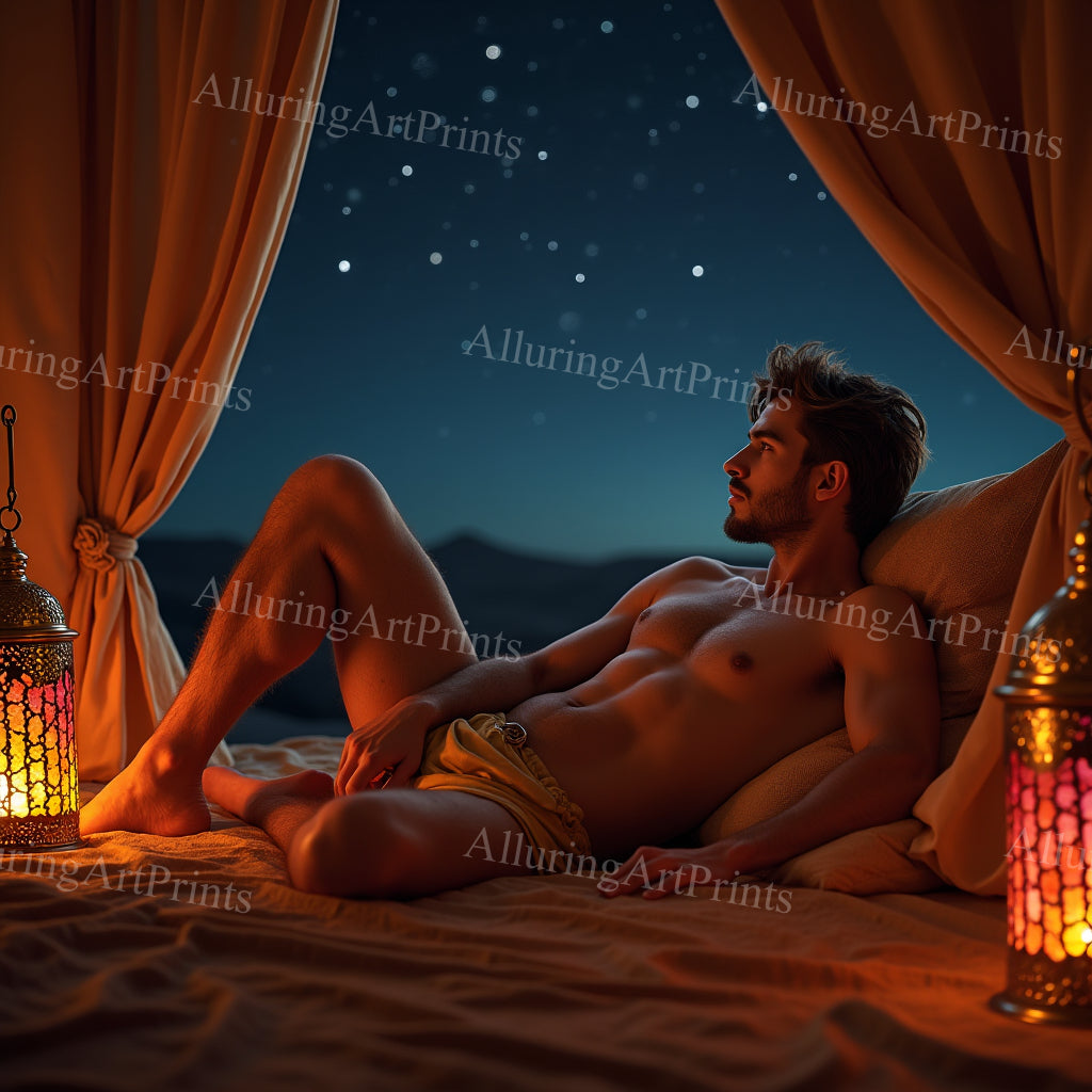 Male Models Muscular Digital Art AI Fantasy - 918B