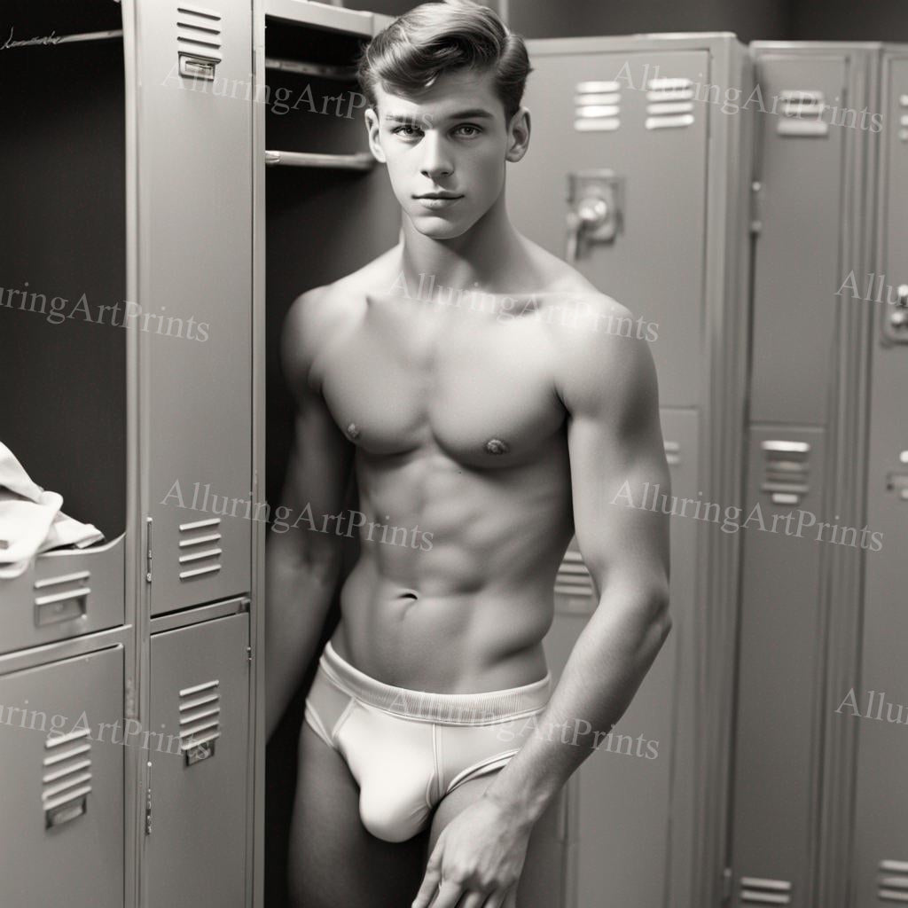 Male Model Muscular Beefcake Digital Art AI Fantasy - 158C