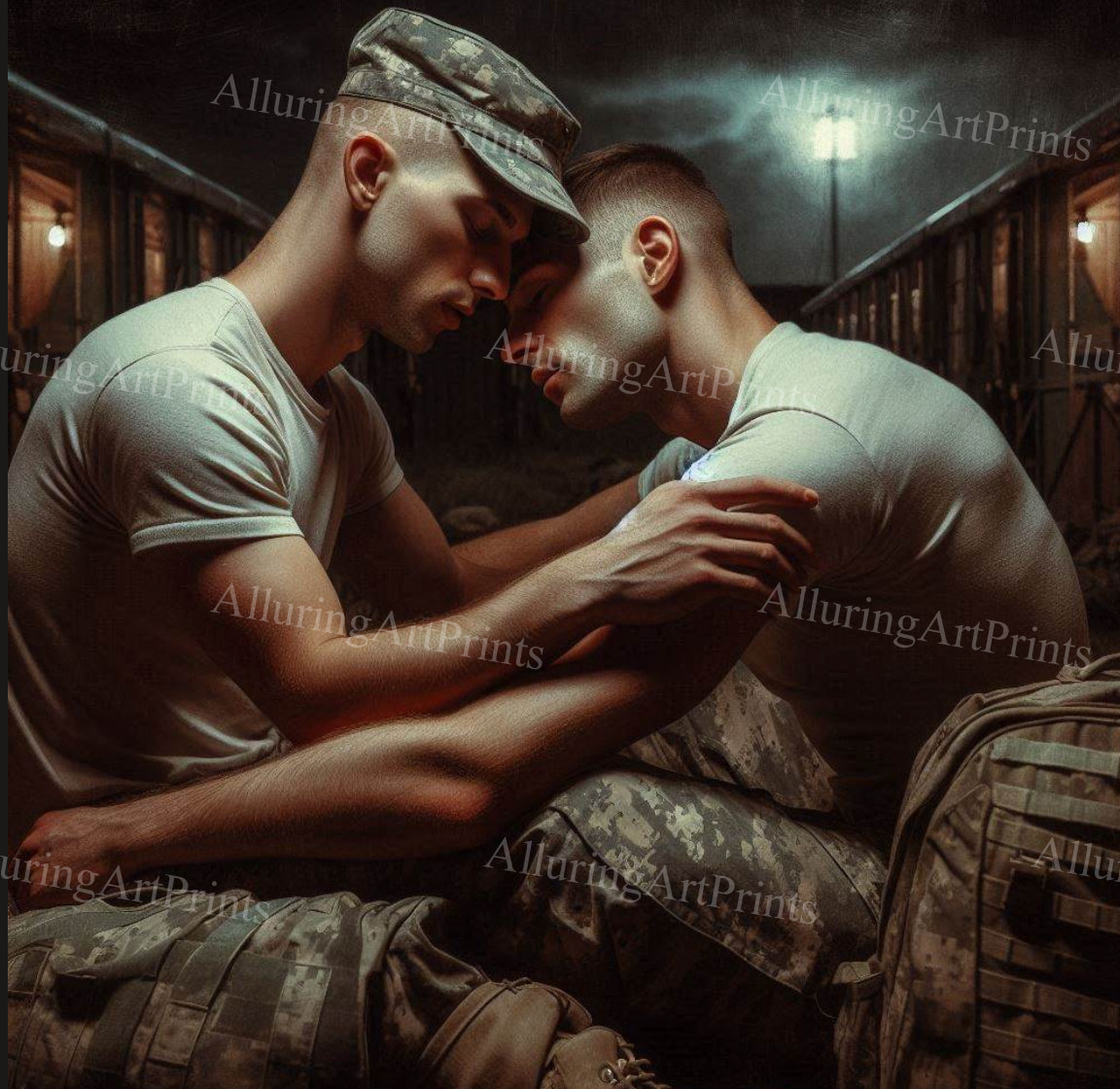 Male Models Muscular Digital Art AI Fantasy - 17C