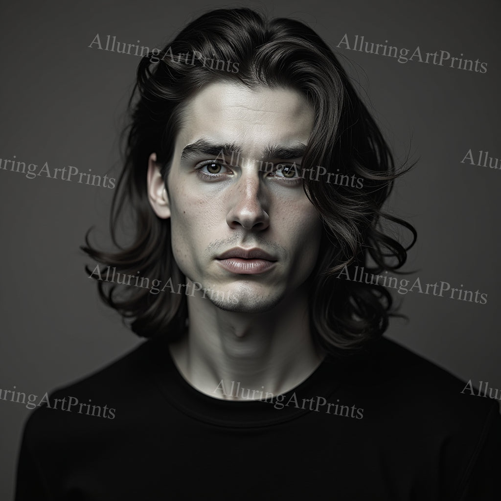 Male Model Muscular College Digital Art AI Fantasy - 200C