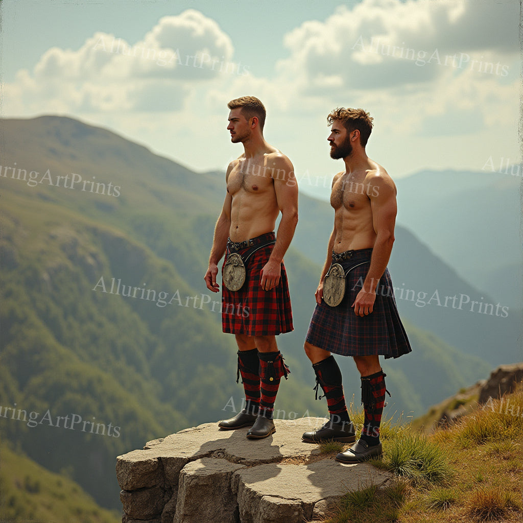 Male Models Muscular Digital Art AI Fantasy - 35C