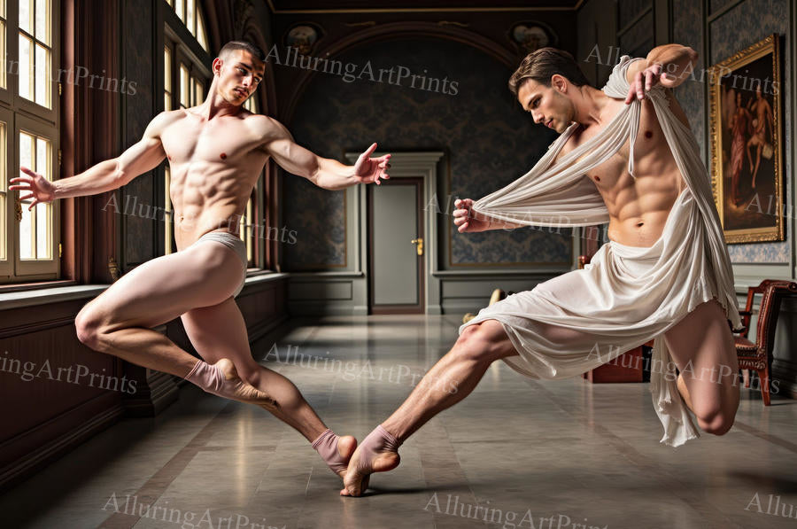 Male Models Muscular Beefcake Digital Art AI Fantasy - 370C