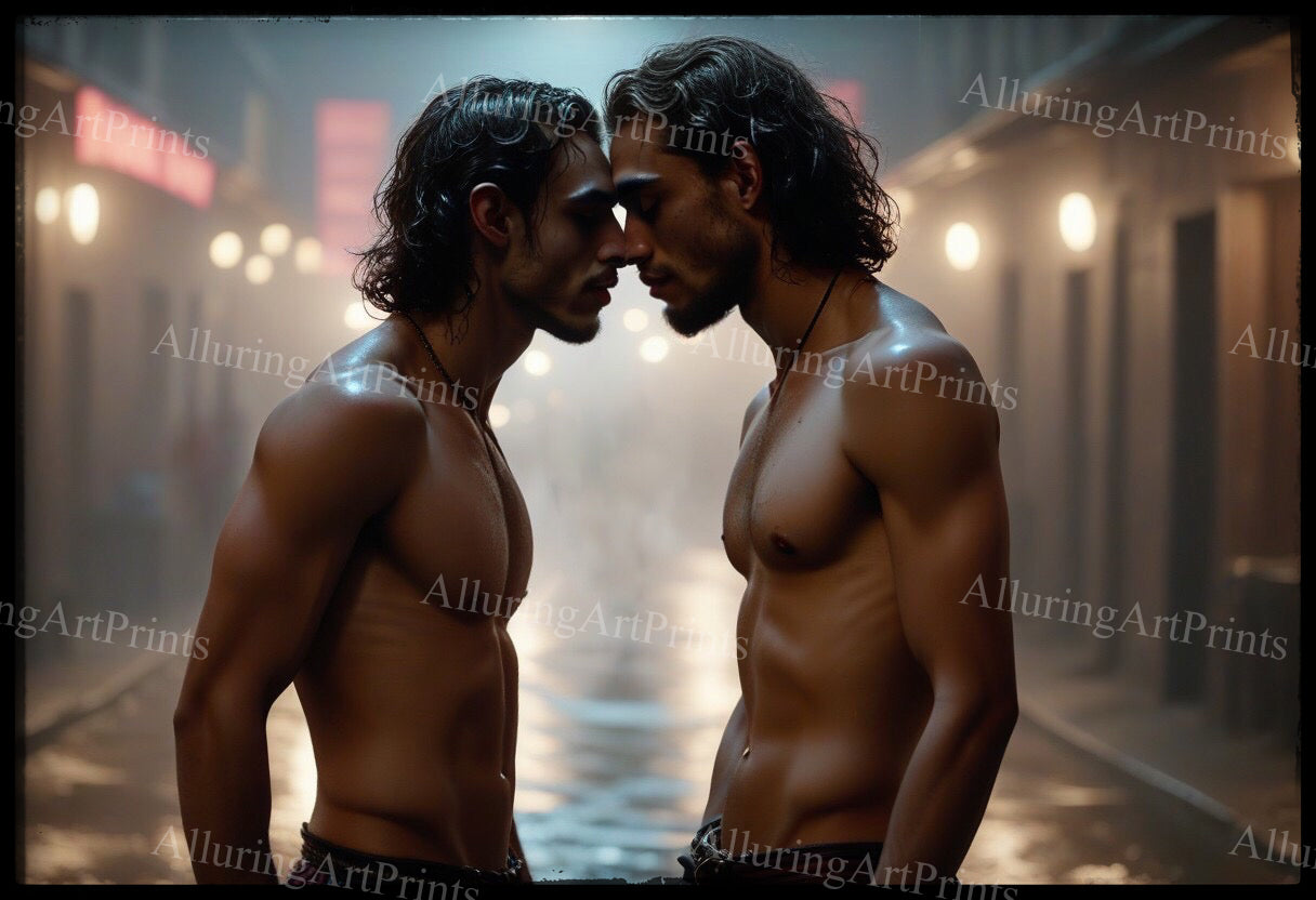 Male Models Muscular Beefcake Digital Art AI Fantasy - 403C