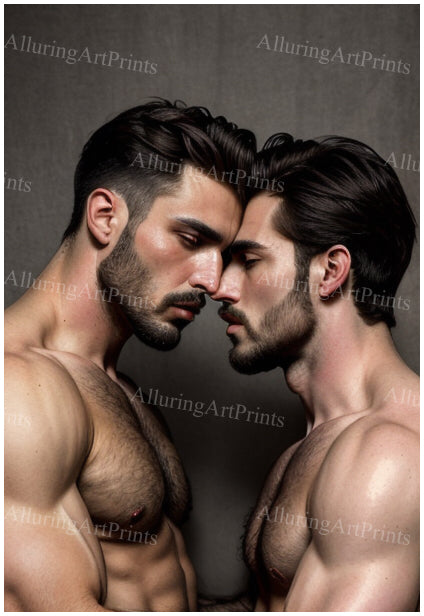 Male Models Muscular Beefcake Digital Art AI Fantasy - 546C