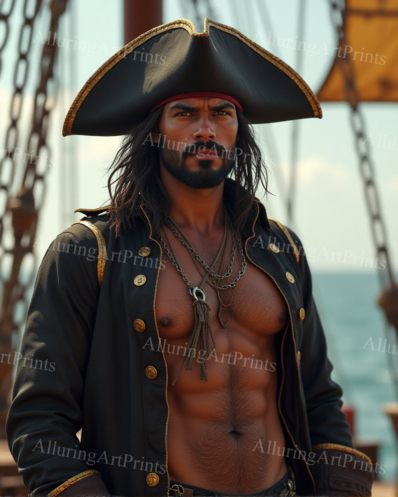 Male Model Muscular Digital Art AI Fantasy - 12D