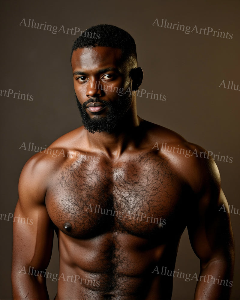 Male Model Muscular Digital Art AI Fantasy - 621D