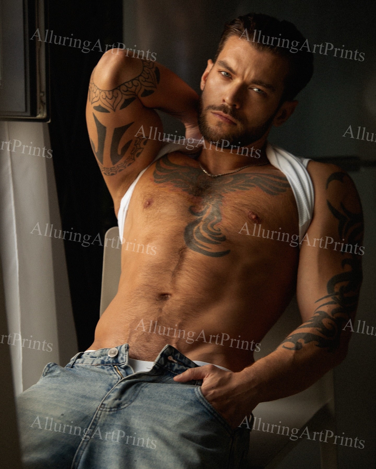 Male Model Muscular - 695D