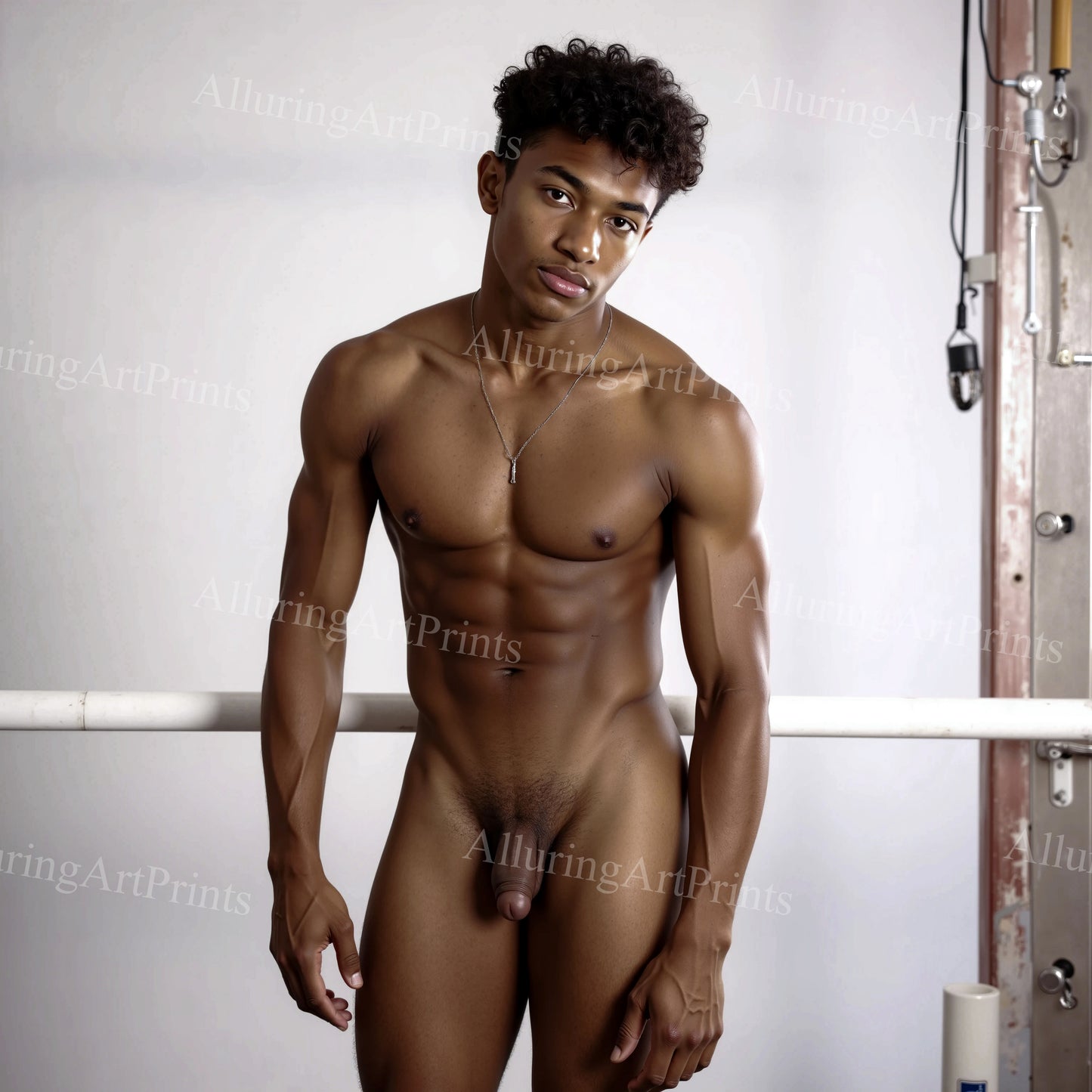 Nude Male Model Slender - 1088E