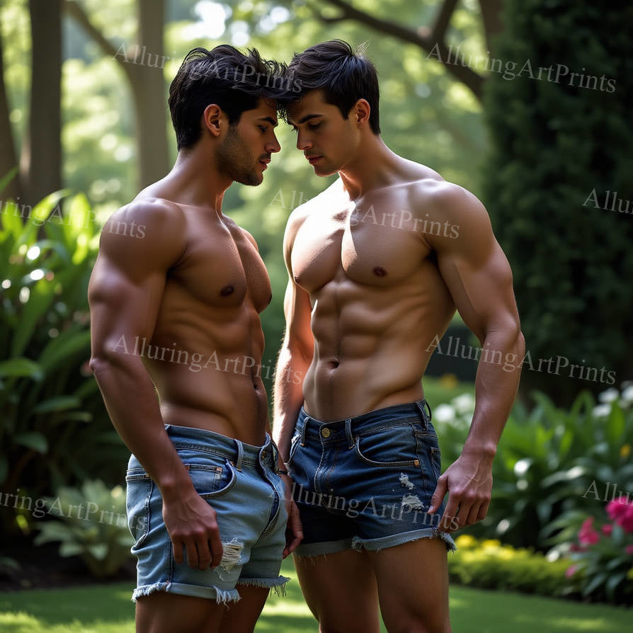 Male Models Muscular Digital Art AI Fantasy - 307F