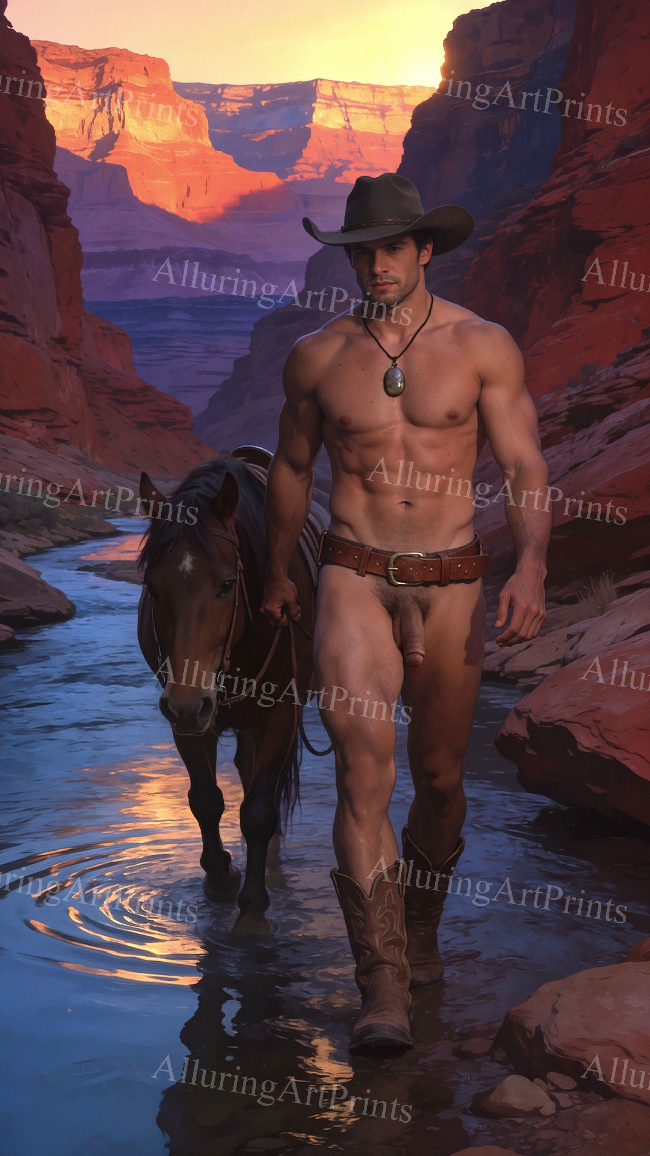 Frontal Male Model Muscular - G510