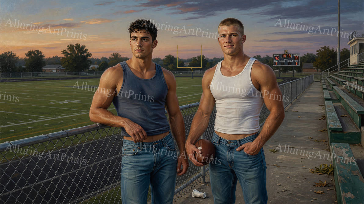 Male Models Muscular Digital Art AI Fantasy - G539