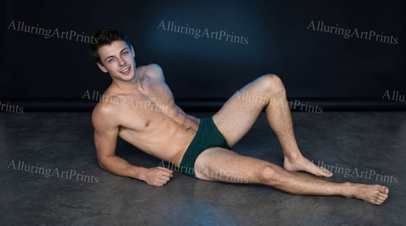 Male Model Hunk Muscular Digital Art AI Fantasy - G61