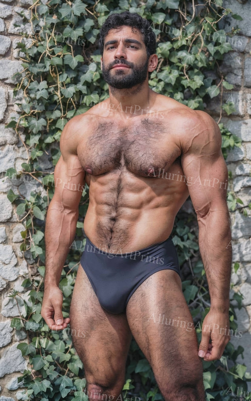 Black Male Model Muscular - G804