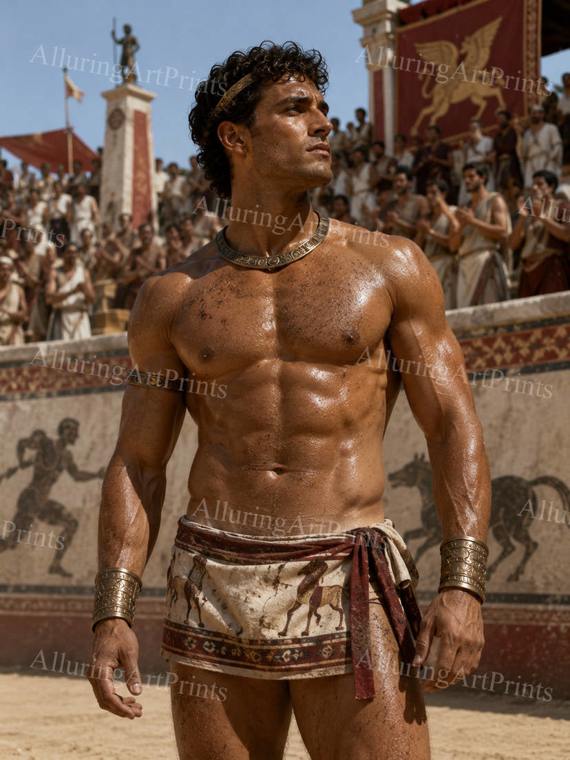 Male Model Warrior Muscular - G958