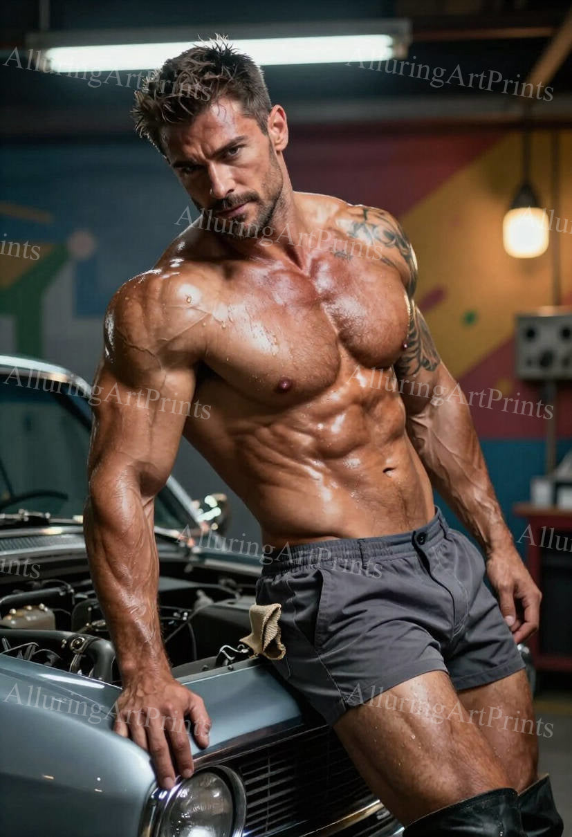 Male Model Muscular - H103