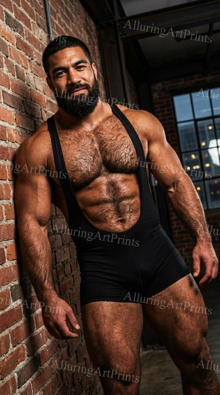 Husky Male Model Muscular - H195