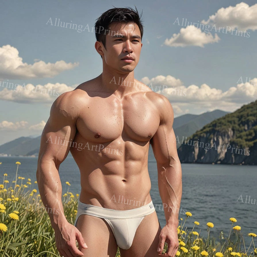 Male Model Muscular - H65