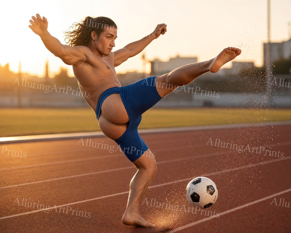 Athlete Male Model Muscular - HH155