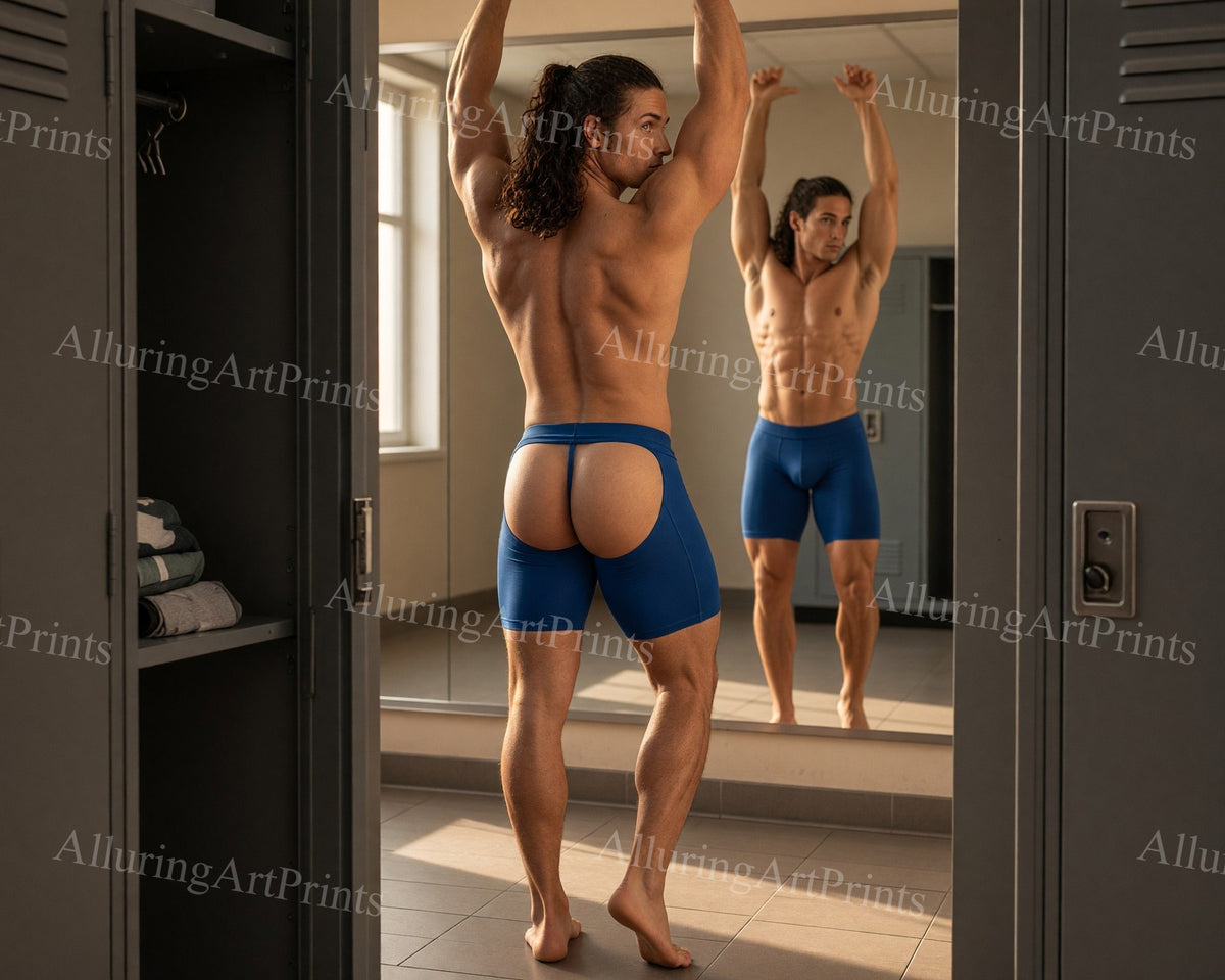 Athlete Male Model Muscular - HH162