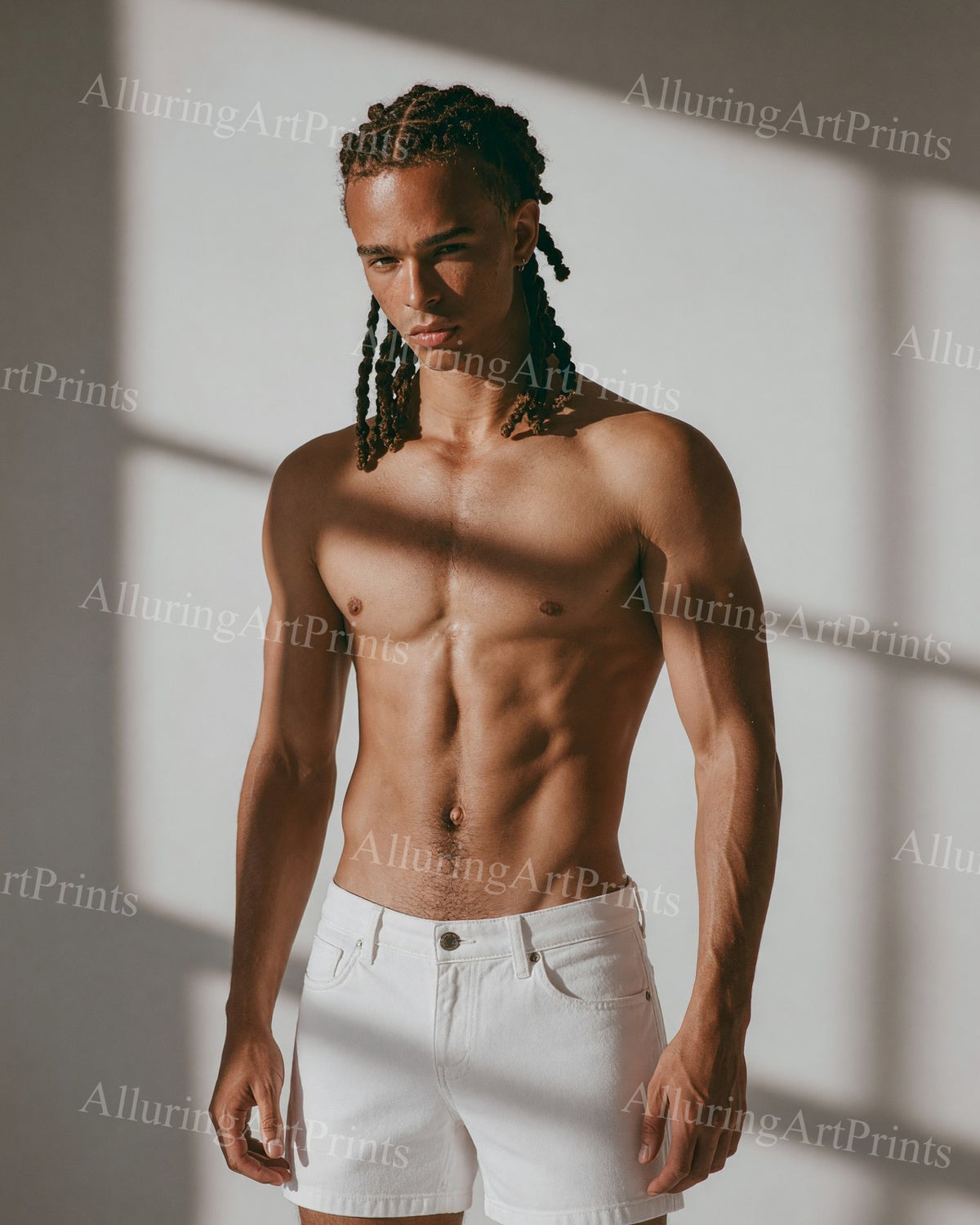 Black Male Model Muscular - HH16