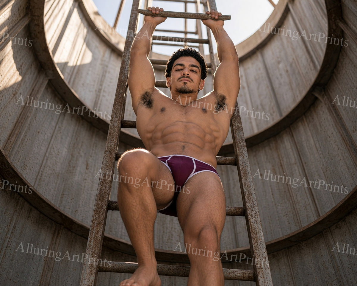Latino Athlete Male Model Muscular - HH178