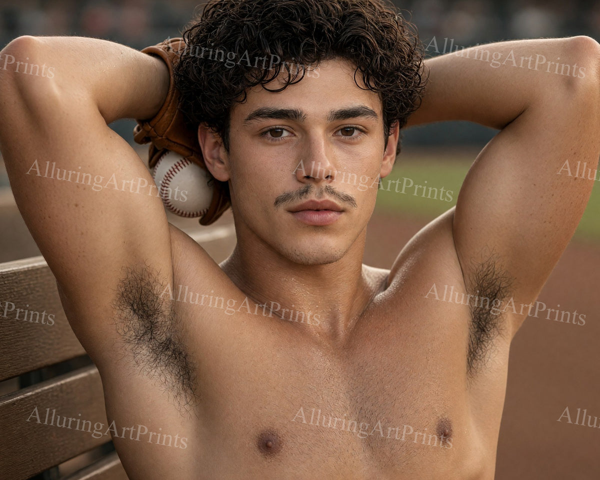 Latino Athlete Male Model Muscular - HH184