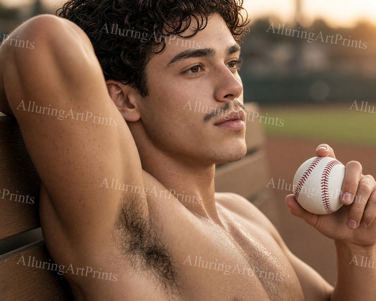 Latino Athlete Male Model Muscular - HH185