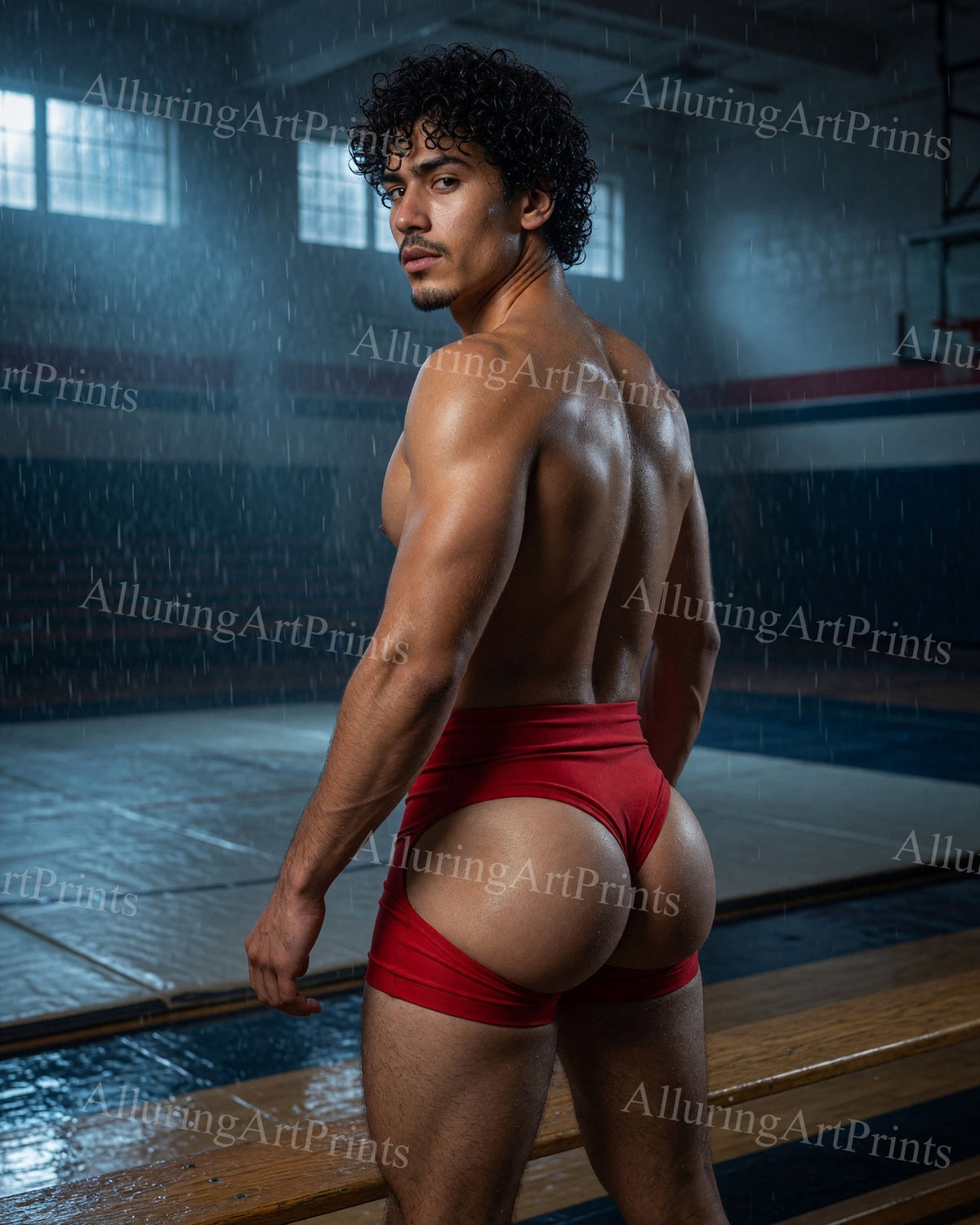 Latino Athlete Male Model Muscular - HH187