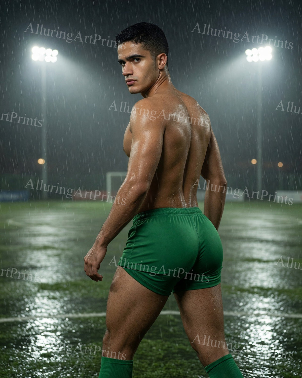 Latino Athlete Male Model Muscular - HH188