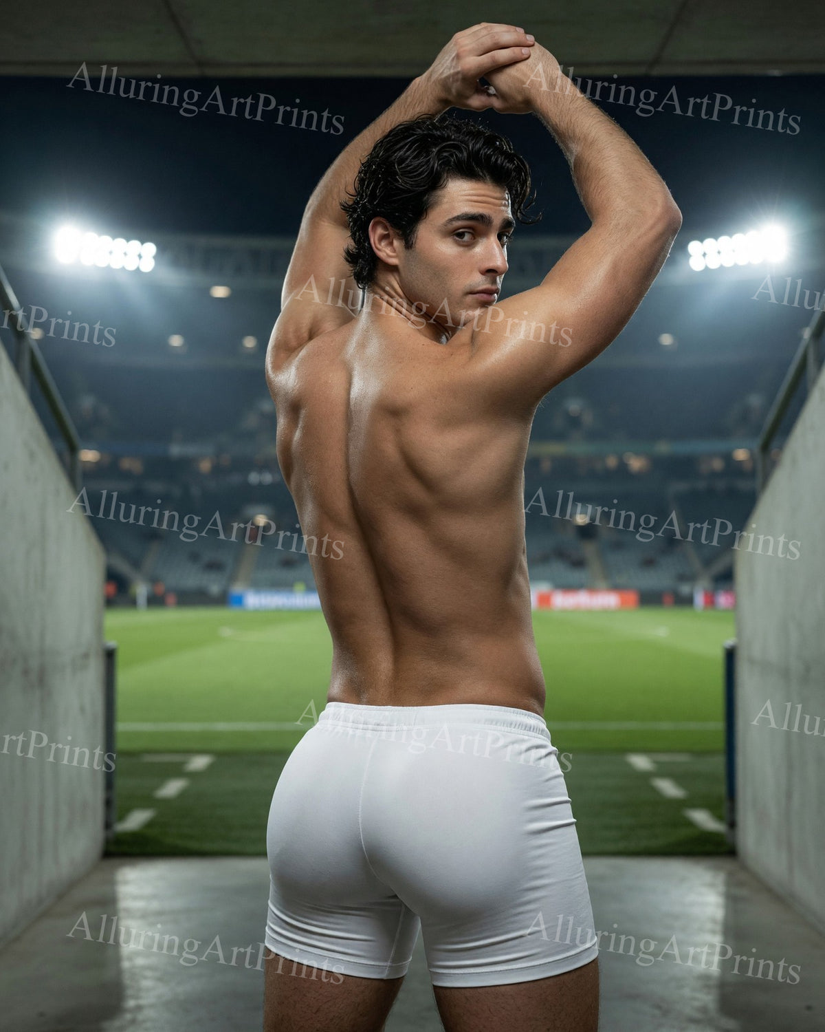 Latino Athlete Male Model Muscular - HH194