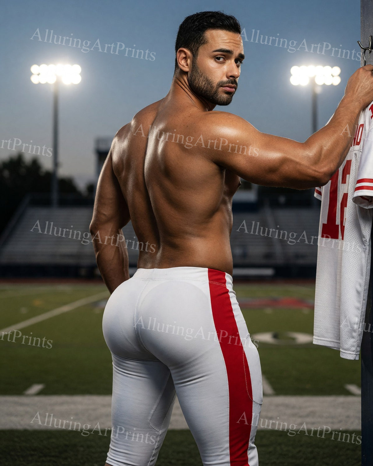 Latino Athlete Male Model Muscular - HH197