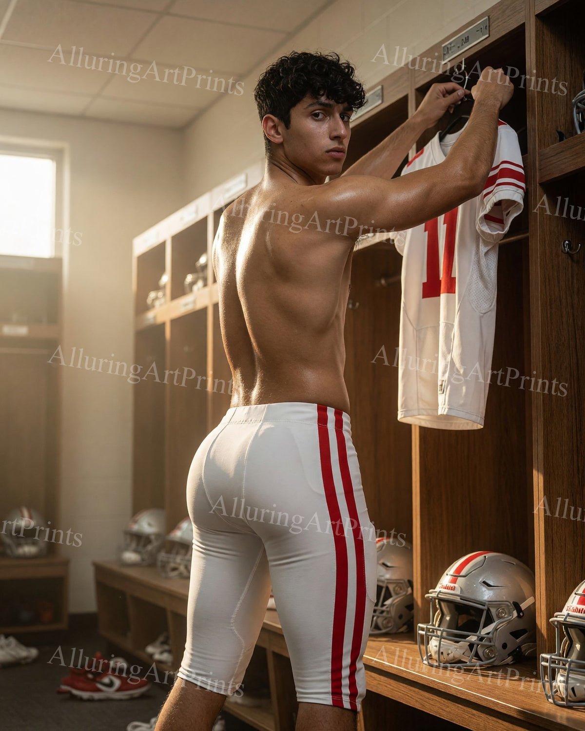 Latino Athlete Male Model Muscular - HH198