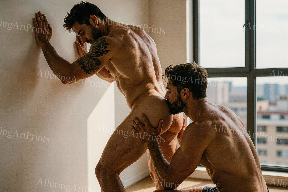 Male Models Muscular Digital Art AI Fantasy - J223