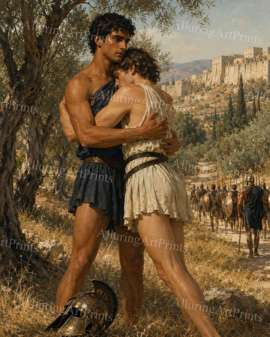 Male Models Muscular Digital Art AI Fantasy - J48