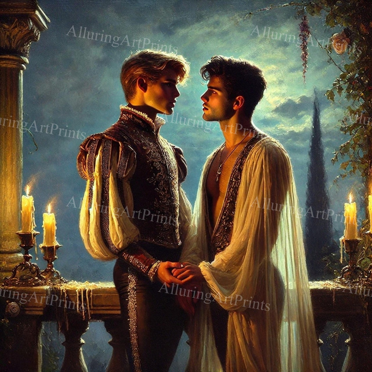 Male Models Muscular Digital Art AI Fantasy - J52
