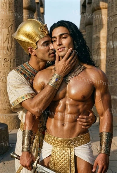 Male Models Muscular Digital Art AI Fantasy - J75