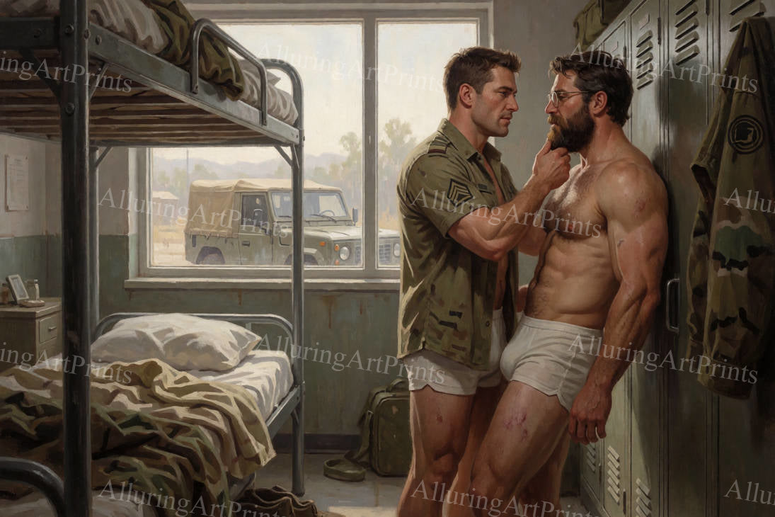 Male Models Muscular Digital Art AI Fantasy - J94