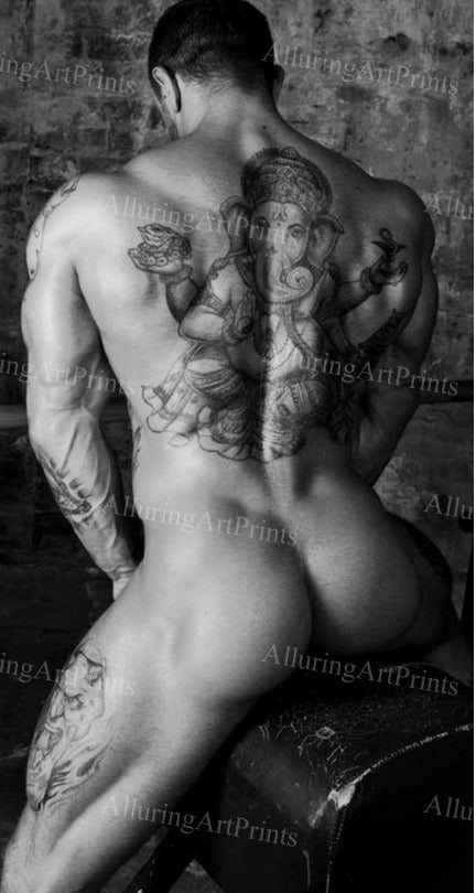 Nude Male Model Muscular - UU1403