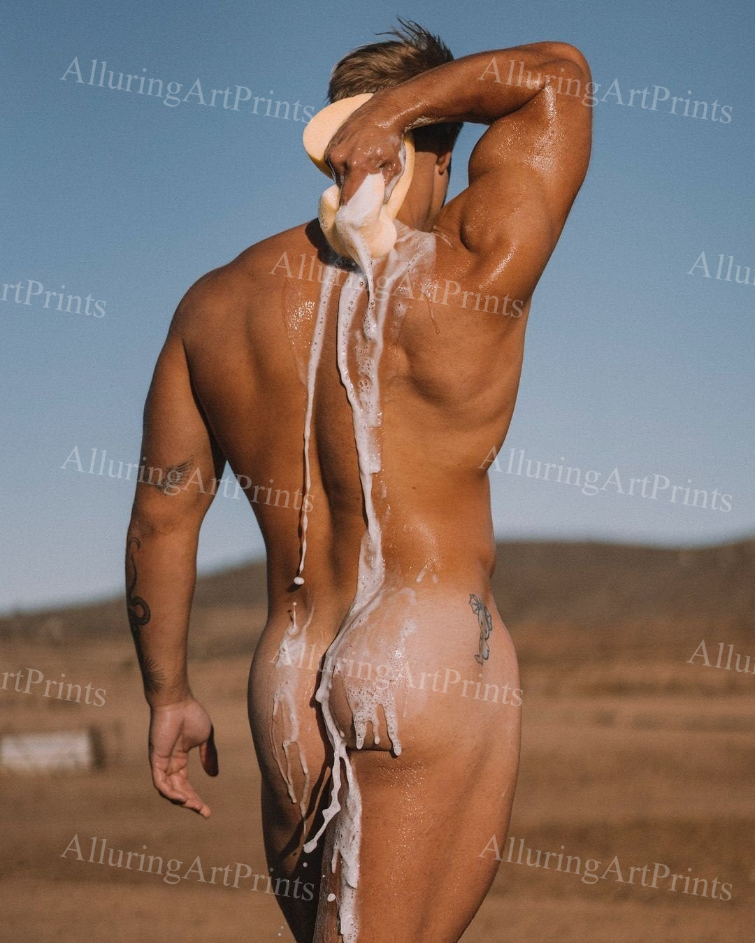 Nude Male Model Muscular - UU1443