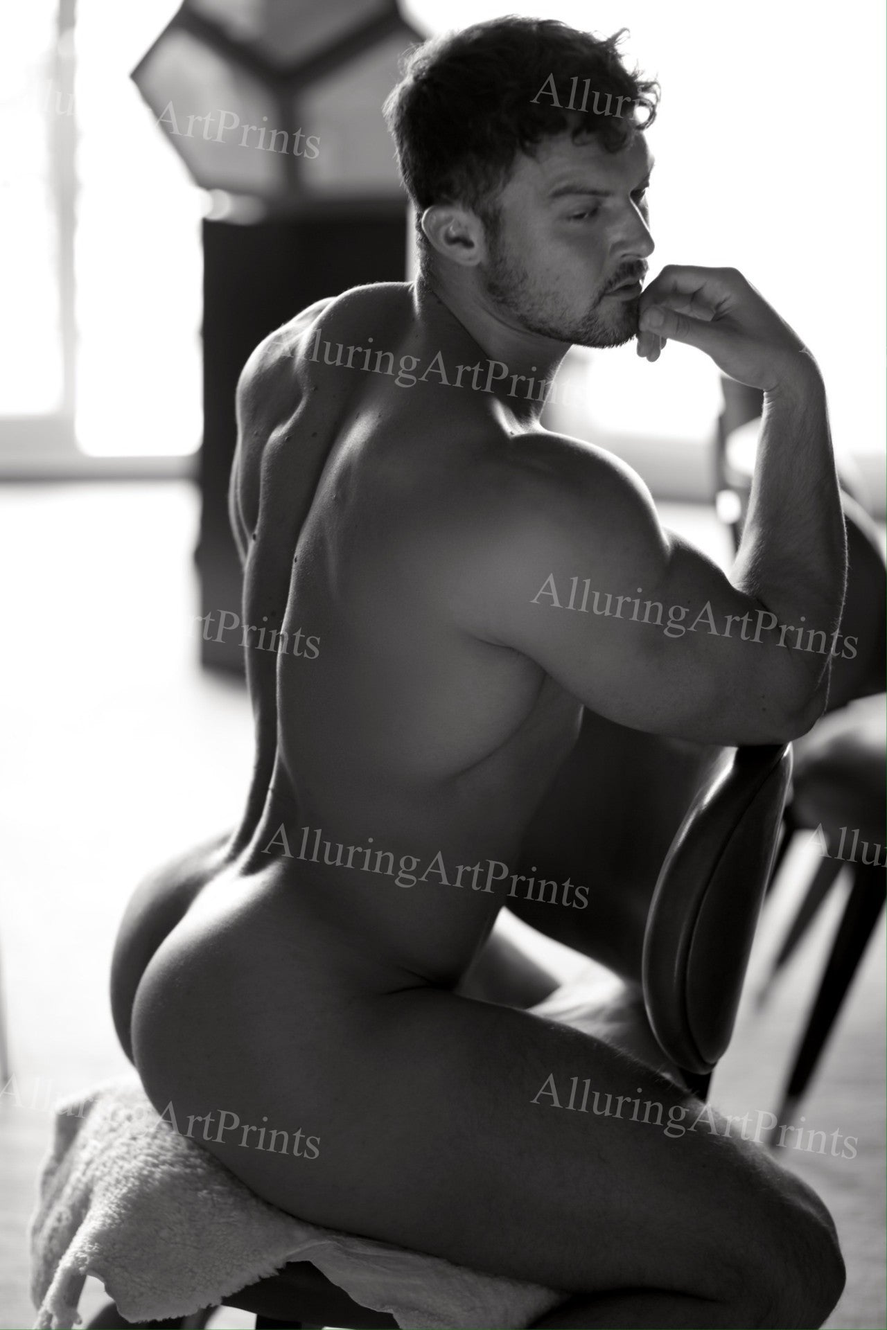 Nude Male Model Muscular - UU1480